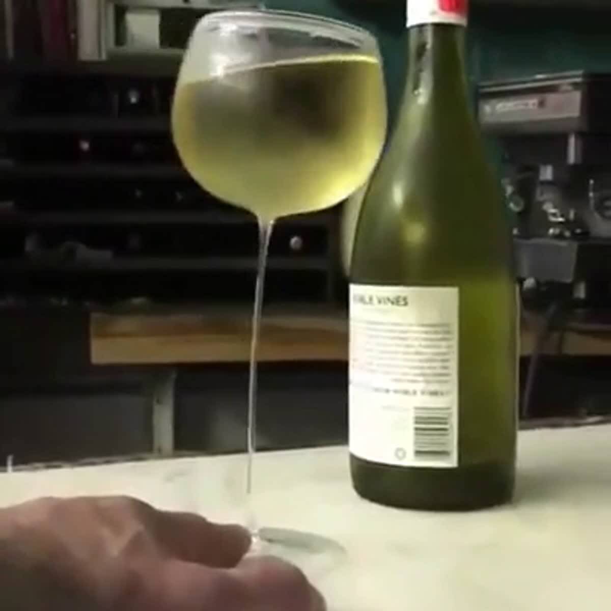 How about a stressful glass of wine? 
